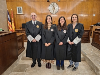 Las nuevas juezas y sus padrinos